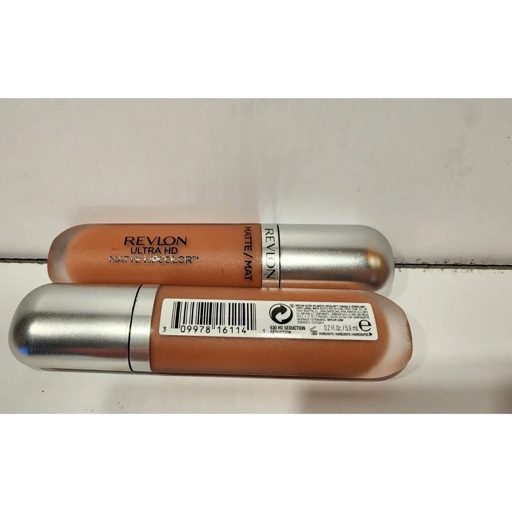 Revlon‎ Ultra HD Matte Lip color #630 Seduction  Set of 2 New/Sealed